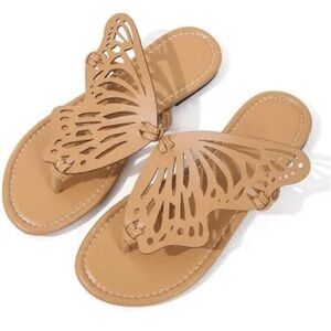 Women’s Thong Sandals Flip Flops Cute Buttefly Design Casual Slip on’s